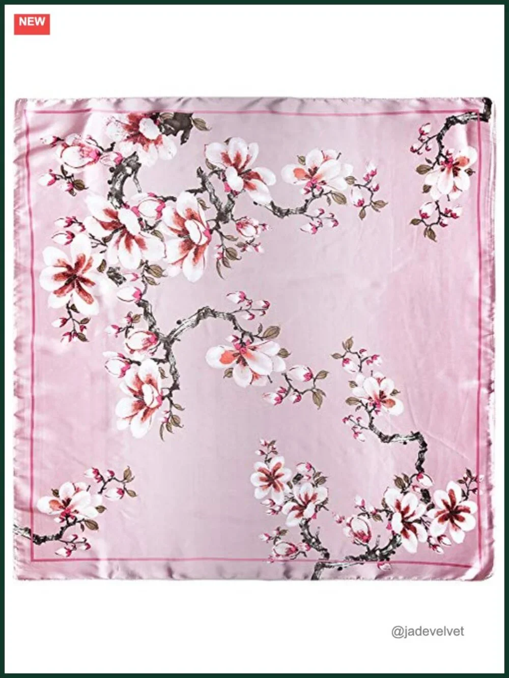 Silk Feel Satin Head Scarf for Women – 35x35 in, Hair Wrap, Bandana, Neck Scarf